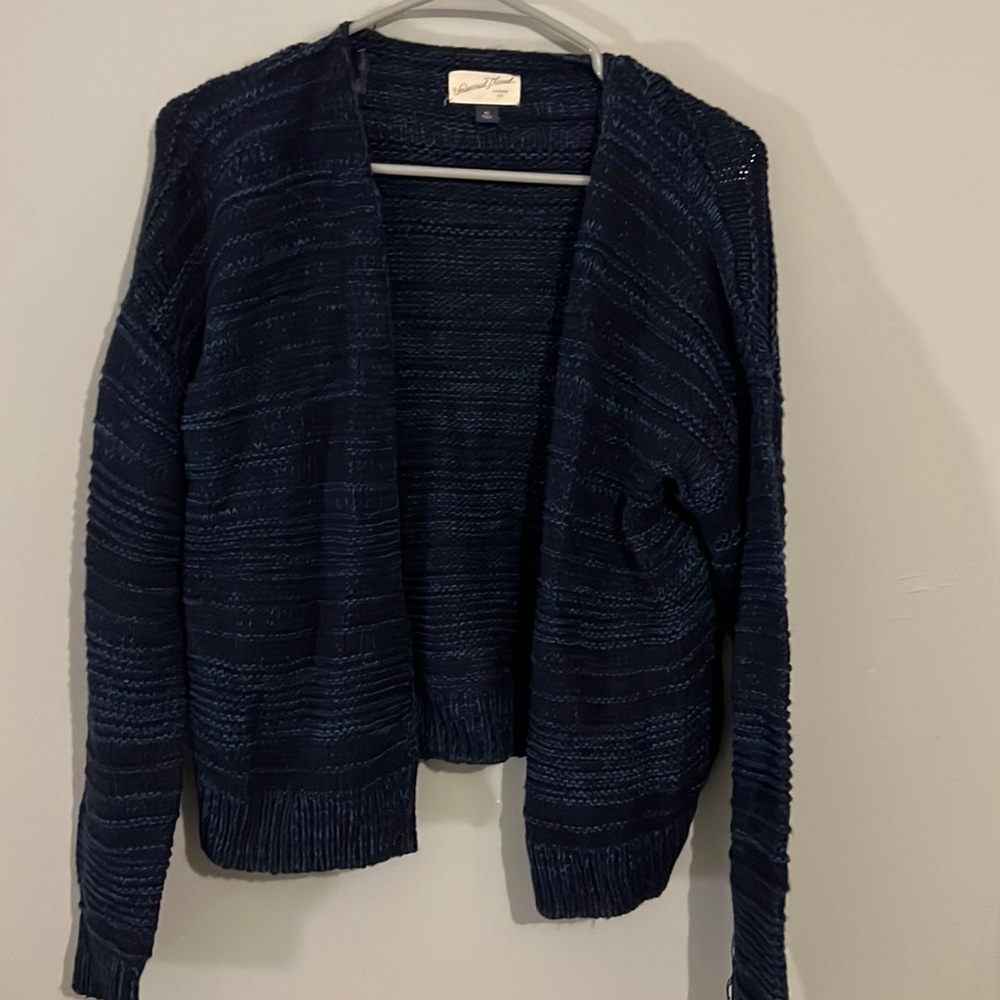 Blue cardigan XS